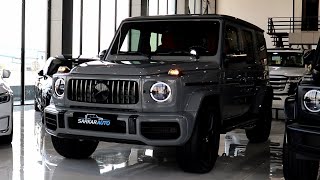 2023 Arabian gray Mercedes G63 AMG in details and brutal sound  the ultimate SUV [upl. by Linden326]