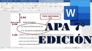 Normas APA 7ma edición en Word BIEN EXPLICADO [upl. by Seed]