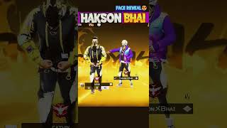 FF hakson bhai face reveal kar diya hai 👀haksonprogaming ffshorts [upl. by Iat]