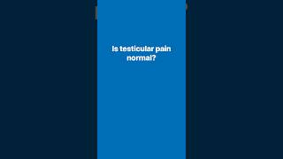 Is testicular pain normal MENtionIt [upl. by Charlene]