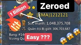 1 Billion Might Player Zeroed By S9S  Lords Mobile [upl. by Anaet46]