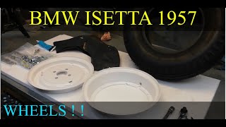 BMW Isetta restoration Ep 10 WHEELS [upl. by Rosaline593]