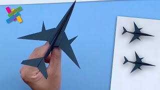 How to Fold Origami Plane  DIY Origami Airplane  Creative Origami Tutorial [upl. by Krakow]