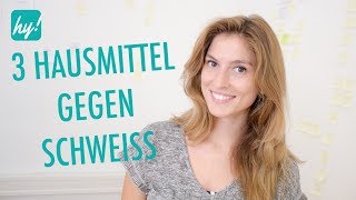 Tipps gegen Schwitzen  Diese 3 Hausmittel helfen 😅 [upl. by Signe]