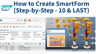 How to create SmartForms in SAP ABAP Project StepbyStep  10 amp Last [upl. by Animsay]