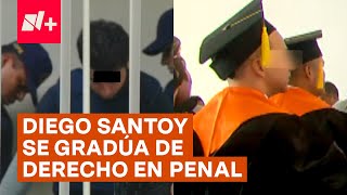 Diego Santoy quotEl asesino de Cumbresquot ya es abogado Se gradúa en el penal  N [upl. by Ormiston721]