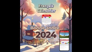 Français Calendrier 2024 [upl. by Aiyot]