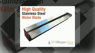 Water Feature Spillway Blade and LED Light Bar [upl. by Revned]