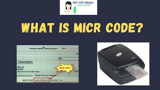 What is MICR code Know all about MICR code MICR code on cheque  Where is MICR code on cheque [upl. by Irisa]