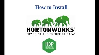 How to install Hortonworks  Hadoop  Cloudera  StepbyStep Tutorial for HDP in English [upl. by Urbanus462]