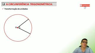 Circunferência trigométrica transformação graus e radianos [upl. by Havot]