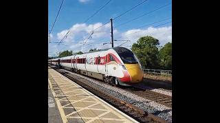 Azuma CENTURY Speeding Through Northallerton class801 azuma lner passengertrain trainspotting [upl. by Paolina]