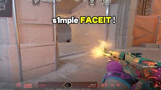 s1mple w FASHR  PLAYS FACEIT LVL 10🔥ANUBIS [upl. by Yelir]