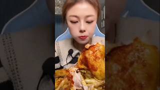 Eating spicy chicken curry  shorts mukbang food [upl. by Limann]