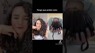 ✨¡RUTINA PARA MÉTODO CURLY RAPIDÍSIMA ✨ [upl. by Lipps]