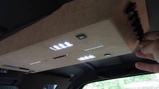 Do It Yourself Car Vehicle Light Interior Install Roof Plexiglass Wire a LED 12V Part 4 [upl. by Nerte659]