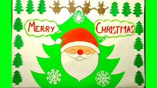 Christmas bulletin board ideas  Christmas Display Board  Christmas Notice Board  Christmas decor [upl. by Nadean]