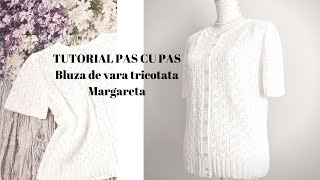 Bluza tricotata Margareta Tutorial Pas cu Pas [upl. by Lucienne363]