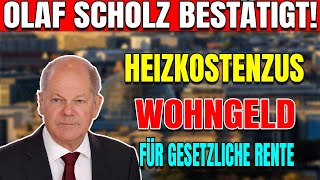 Große Neuigkeiten Olaf Scholz präsentiert neue Heizungszuschüsse und Erhöhung der Wohnungsbeihilfe [upl. by Elinad]