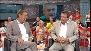 Doppelpass am 04 08 2013  Jörg Wontorra vs Heribert Bruchhagen quot Eintracht Frankfurt quot [upl. by Neiviv]