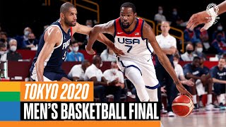 France 🇫🇷 vs USA 🇺🇸  Mens Basketball Gold Medal Match  Tokyo Replays [upl. by Aneerb]