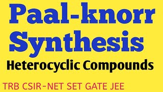 Paal knorr synthesis of furan pyrrole thiophene  tamil  SANTHOSHCHEMISTRY [upl. by Radmilla209]