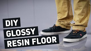 Install Your Own Glossy Resin Floor [upl. by Leunamesoj]