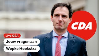 TERUGKIJKEN Stel je vragen aan Wopke Hoekstra CDA [upl. by Helmut]