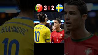 Ronaldo On A Hattrick 😱🥶😤 Portugal 🆚️ Sweden 32 Match Highlights youtube shorts [upl. by Ela547]