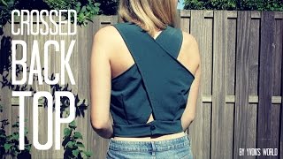 DIY Crossed Back Top [upl. by Nocam]