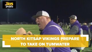 Big Game North Kitsap Vikings prepare to take on Tumwater in Poulsbo [upl. by Emelun]