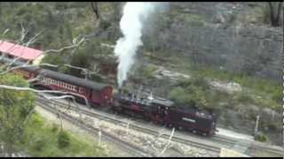 BB18¼ 1072 quotCity of Lithgowquot  Zig Zag Railway  January 2008 [upl. by Naenej205]