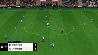 Brighton vs Liverpool  Carabao EFL Cup  FC24 Xbox [upl. by Battiste]