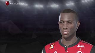 Vinícius Júnior PES 2018 Face Tutorial [upl. by Antoinetta]