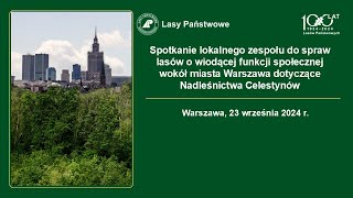 Spotkanie lokalnego zespołu do spraw lasów [upl. by Airogerg]