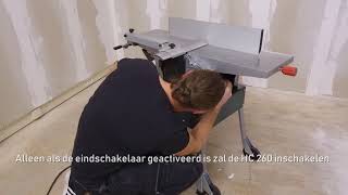 Metabo Vlak en vandiktebank HC 260  Gebruik als vlakschaaf [upl. by Ociral18]