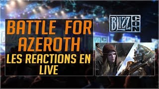 Cinématique BATTLE FOR AZEROTH  Réactions de Public de la BLIZZCON [upl. by Dorcea479]