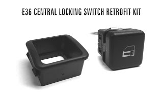 Central locking switch BMW E36  RETROFIT KIT [upl. by Wiencke]