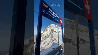 Jungfraujoch🇨🇭Top of Europe jungfrau 🇨🇭 jungfraujochtopofeurope MC’s Vlog youtubeshort [upl. by Cherilyn]