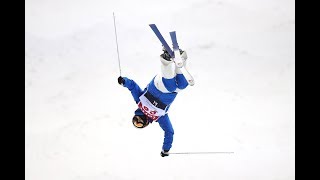 2018 PyeongChang Winter Olympics USCs JungHwa Seo finishes 14th in freestyle moguls [upl. by Rumpf885]