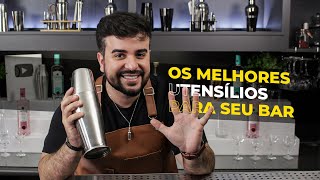 5 Utensílios Ideais Para Seu Home Bar  Bartender Store [upl. by Marlon546]