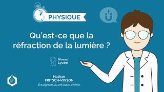 ⌚🧲 Questce que la réfraction de la lumière  ‖ Physiquechimie ‖ Lycée [upl. by Nawyt]