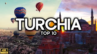 Turchia 🇹🇷 Top 10 Luoghi da Visitare  4K Guida di Viaggio [upl. by Karmen]