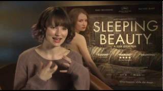 Emily Browning Interview  Sleeping Beauty  Empire Magazine [upl. by Yehs548]