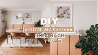 Wohnzimmer Room Makeover  DIY Ikea Hack für stylische Kommode  EASY ALEX [upl. by Sheridan]