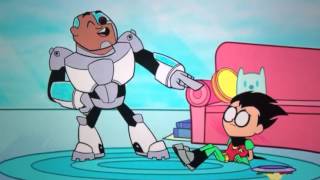 Teen Titans GO  Cyborg sings Night Begins to Shine [upl. by Annaillil430]