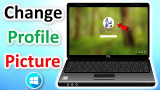 how to change your profile picture in windows 10  laptop me apna photo kaise lagaye [upl. by Middleton]