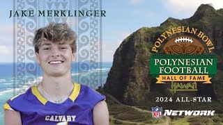 Jake Merklinger Vol 2024 Commit Polynesian Bowl Highlights [upl. by Akcimahs]