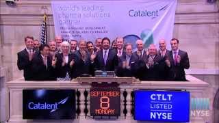 Catalent Inc Celebrates Recent IPO on the NYSE [upl. by Enelad]