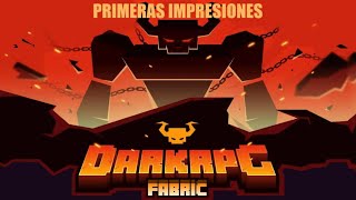 Primeras Impresiones de DarkRPG ¿El mejor modpack que he probado de minecraft [upl. by Ainesy640]